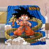 Dragon Ball Anime Flaneldecke - Weich Warm Perfekt für Sofa, Bettwäsche Camping Reise Büro Heimdekoration -QJY
