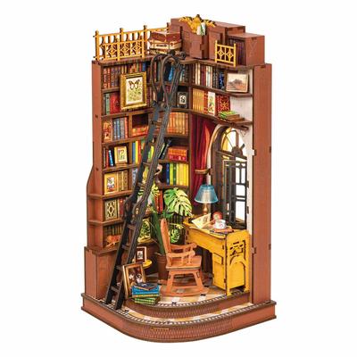 ROBOTIME Rolife 3D Puzzle Silent Corner Study DIY Book Nook TGE02