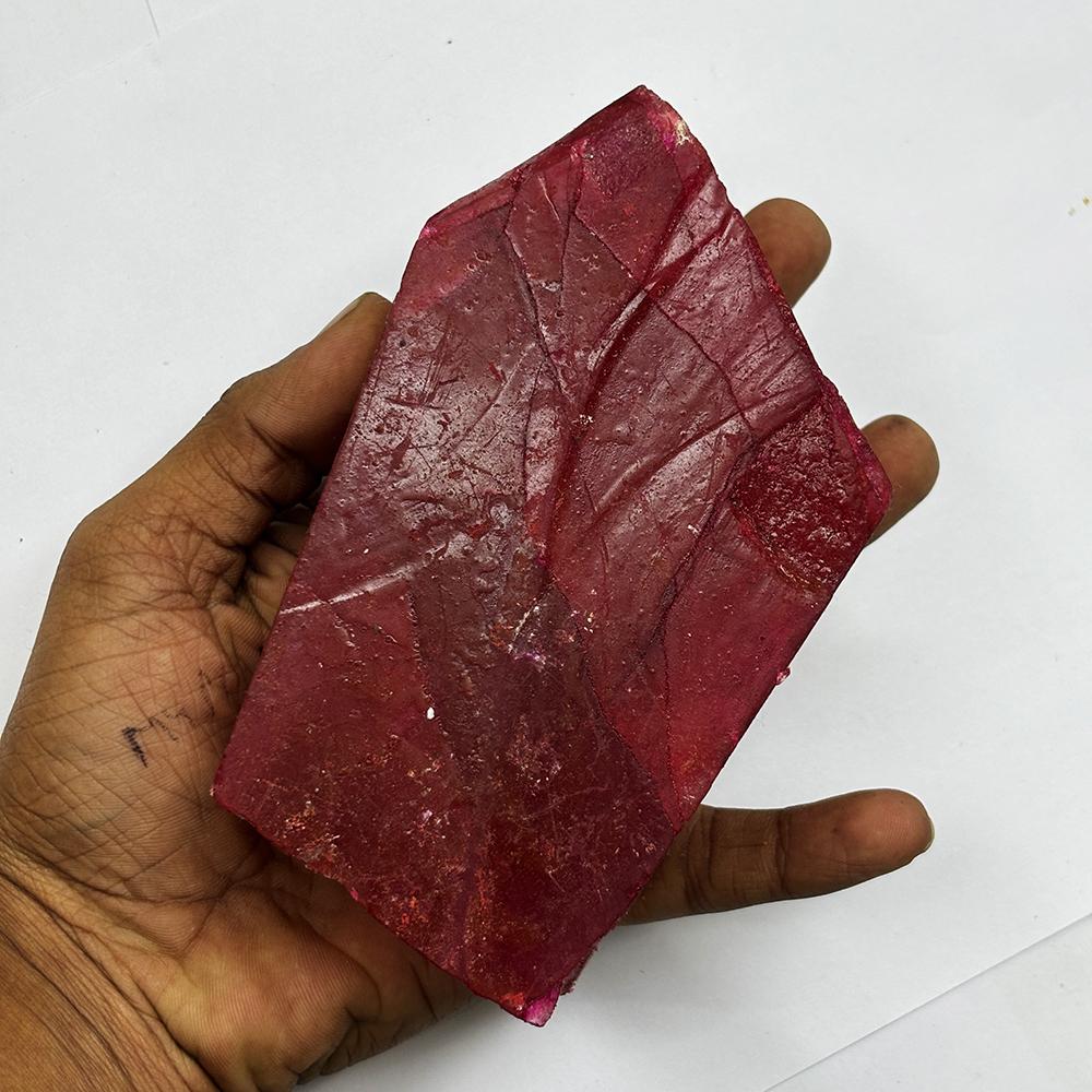 4035 Carat Natural Uncut Red Ruby Huge Size Rough CERTIFIED Loose Gemstone
