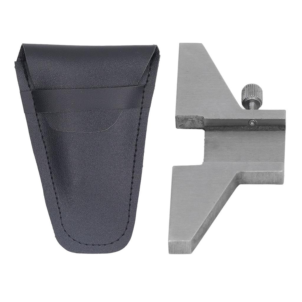 Caliper Depth Base Stainless Steel Screw Knob High Accuracy Grinding Quenched Depth Base Attachment