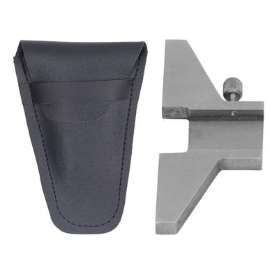 Caliper Depth Base Stainless Steel Screw Knob High Accuracy Grinding Quenched Depth Base Attachment