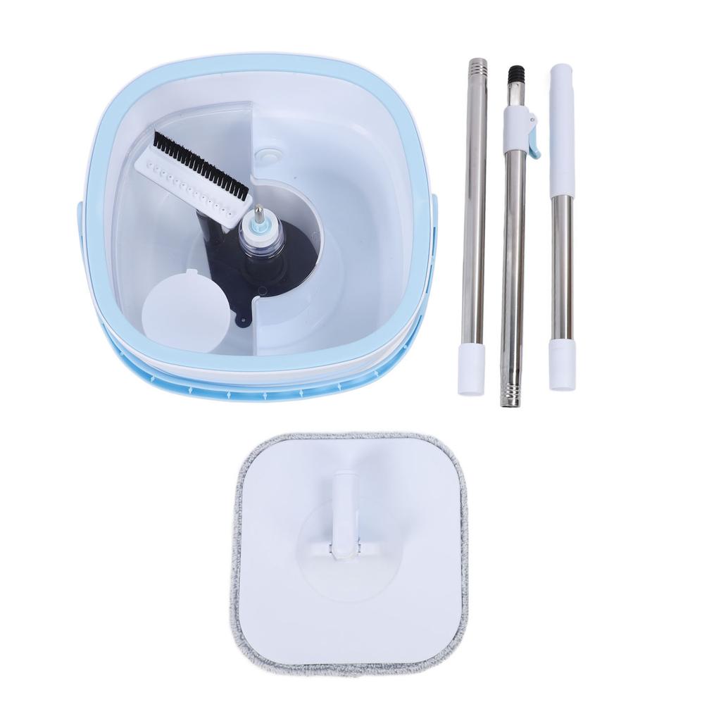 Spin Mop and Bucket Set with Self Separation Dirty and Clean Water System 360 Degree Rotating Self
