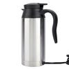 750ml Stainless Steel Car Electric Heating Mug Vehicle Drinking Cup Kettle for Travel (12V)