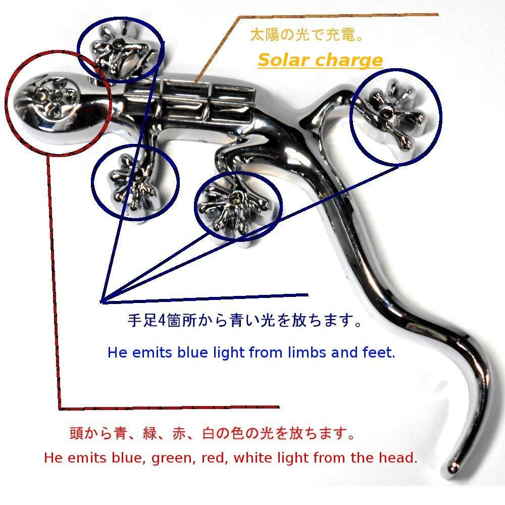 Reacts to car vibrations LED illumination luminescent sticker solar charging