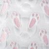 2 pièces Taie d'oreiller Motif Lapin de Pâques Housse de Coussin de Canapé