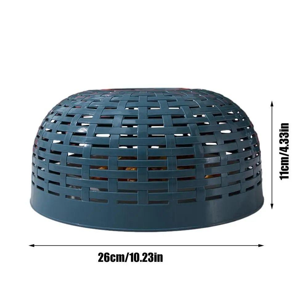 Dustproof Food Cover Round Mesh Cage Portable Vegetable Cover  Home Kitchen