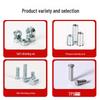 Flat Head Carbon Steel Galvanized Rivet Nuts FH-M2 to M10 - Free Shipping