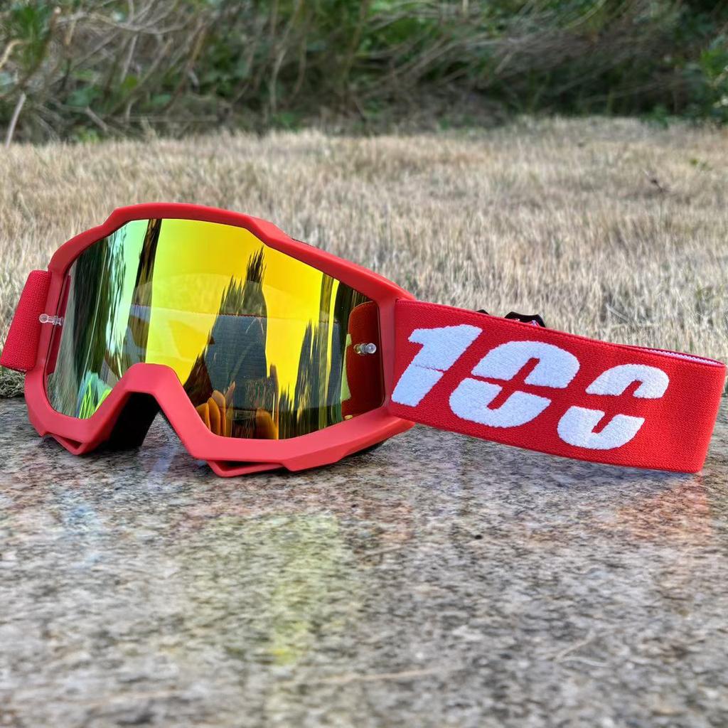 Lunettes de moto Équipement de cyclisme Lunettes Extérieur Hors route Ski Sport MX ATV Moto tout-terrain Lunettes de course Lunettes de motocross Vélo