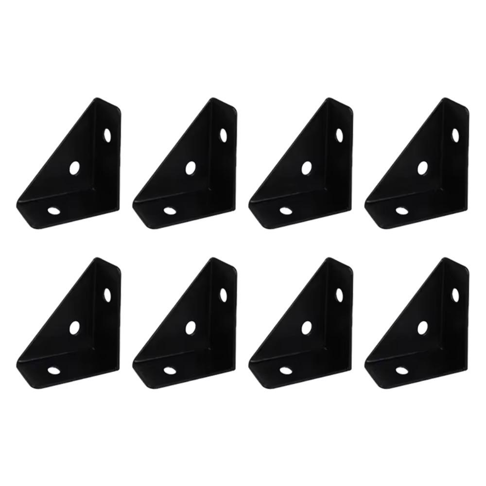 8pcs Thicken Support Right Triangular Angle 90° Right Angle Triangle Brackets  Bed Frames Support