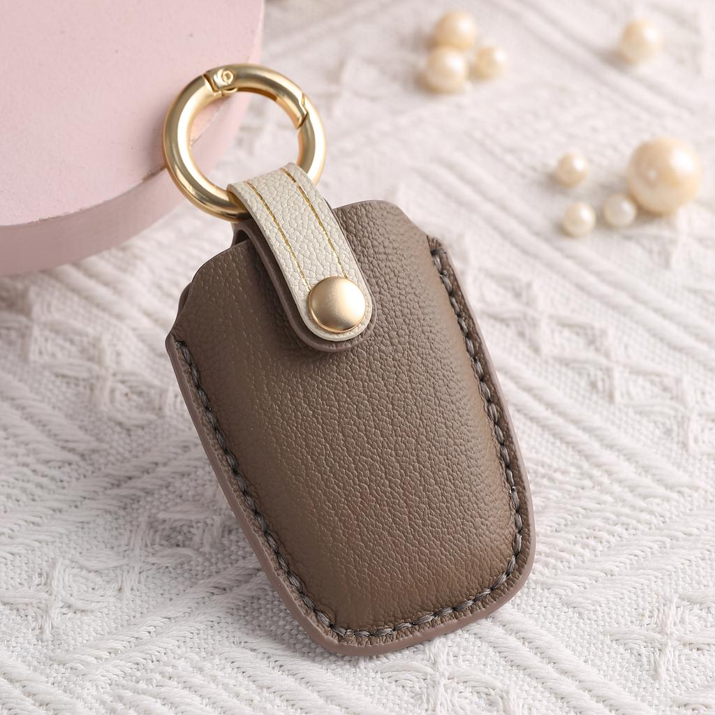 Customized Key Cover Is Suitable for Beijing Hyundai Ix45 Car Hand-stitched High-end Key Protective Case Ring