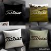 Golf Sports T-Titleists Cushion Cover Natural Linen Organic Fabric Double-Sided Printing Sofa Home Decor Gift Pillow Case