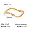 Stainless Steel Bangle Bracelet for Women 18K Gold Color Plated Bracelet Women's Jewelry 18K PVD Plated Bracelets and Bangles