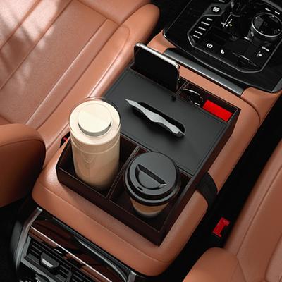 Car Console Organizer Armrest Storage Box Wear Resistant Convenient Practical Tissue for