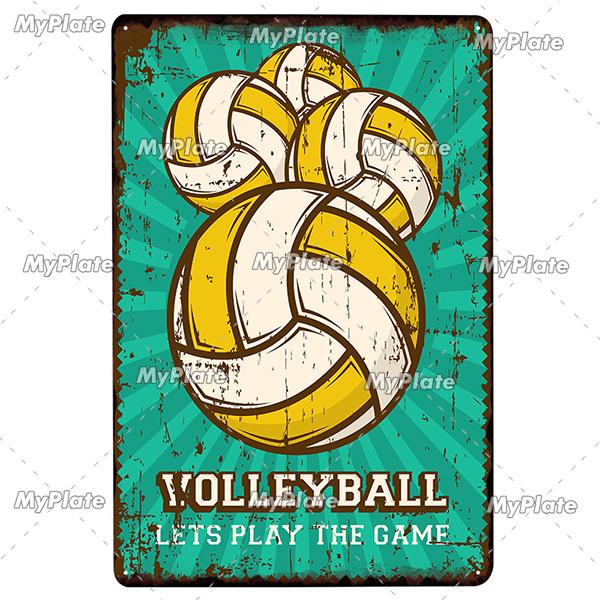 Soccer Metal Sign Vintage Plaque Tin Sign Wall Decor For Home Bar Pub Club Plate Crafts Art Poster Gift Sport Tennis Poster