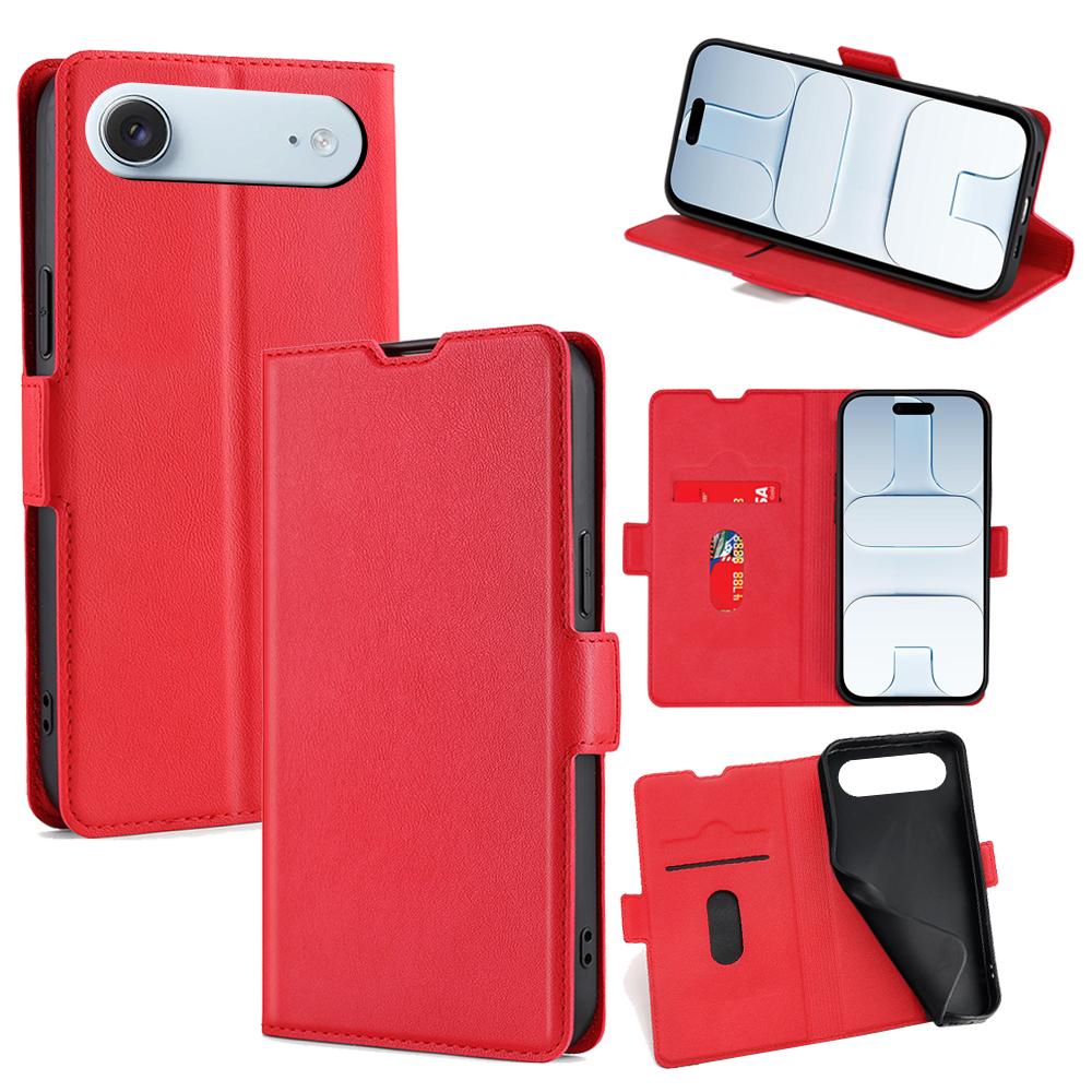 For iPhone Air Case Card Holder PU Leather Phone Cover