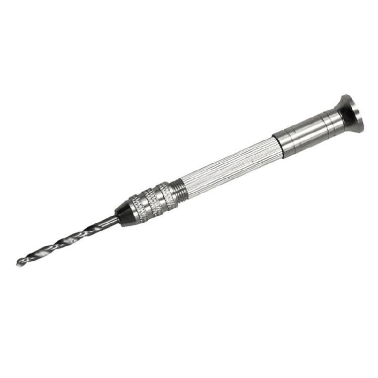 Hand Drill Rotary Tool Manual Twist Drill Bit Aluminum Hand Drill for Jewelry Craft Watchmaker Pin Woodworking