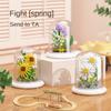 Building Block Flower Micro Particle Assembly for CHILDREN'S Building Block Toys Roses Tulips Tabletop Decorations Gifts