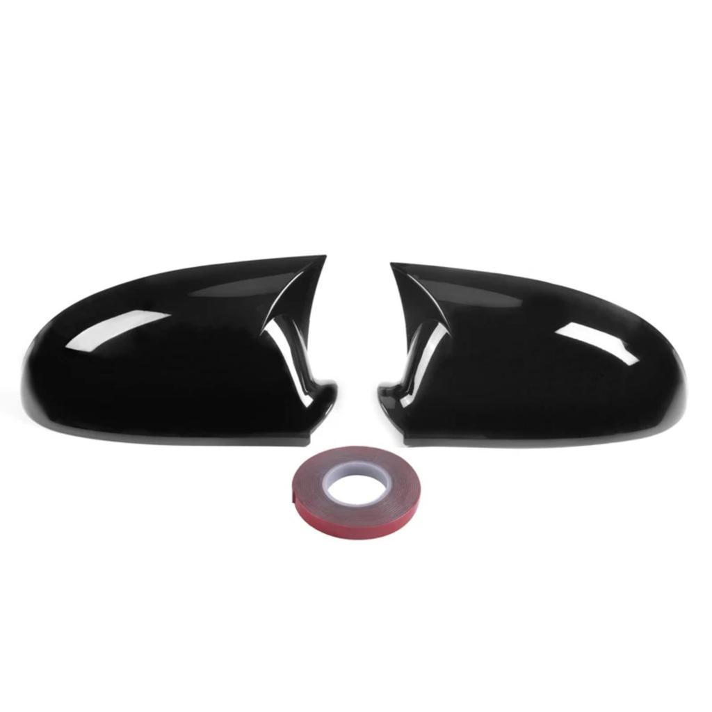 M Style Pair Side Wing Mirror Cap Case Trim For VW Golf 5 MK5 2003-2009 Rearview Mirror Cover Cap