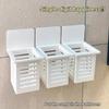 1/3pcs Wall Mounted Holder Drain Self-Adhesive Toothpaste Toothbrush Storage Rack Bathroom Daily Necessities Organizer