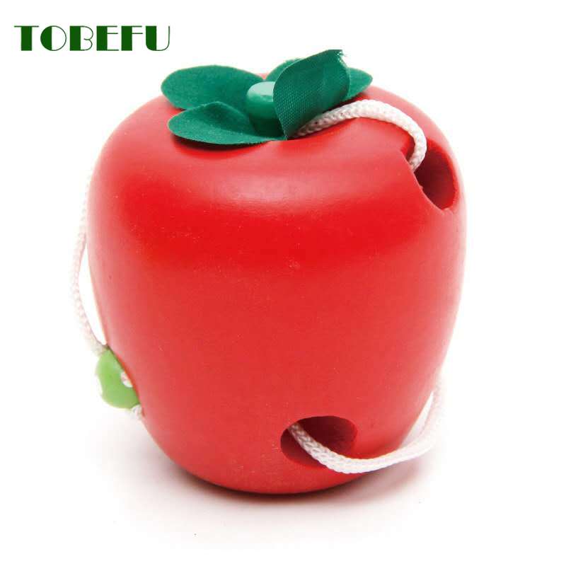 Kids Montessori Toy Worm Eat Fruit Wooden Puzzle Toy Fingers Flexible Training Twisting Worm Educational Toys For Children Gifts