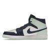 Air Jordan 1 Mid Blue Mint Men Sneakers Mystic-Navy Mint-Foam White 554724-413