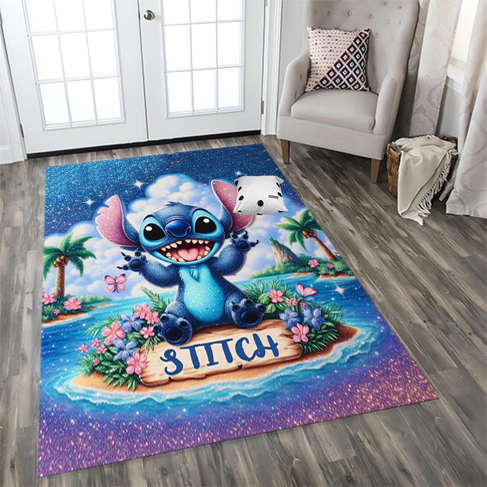 Stitch Angelic Fantasy for Living Room rug, Bedroom, Study Room, Hallway Decoration, Perfect for Home Decoration or Holiday Gifts