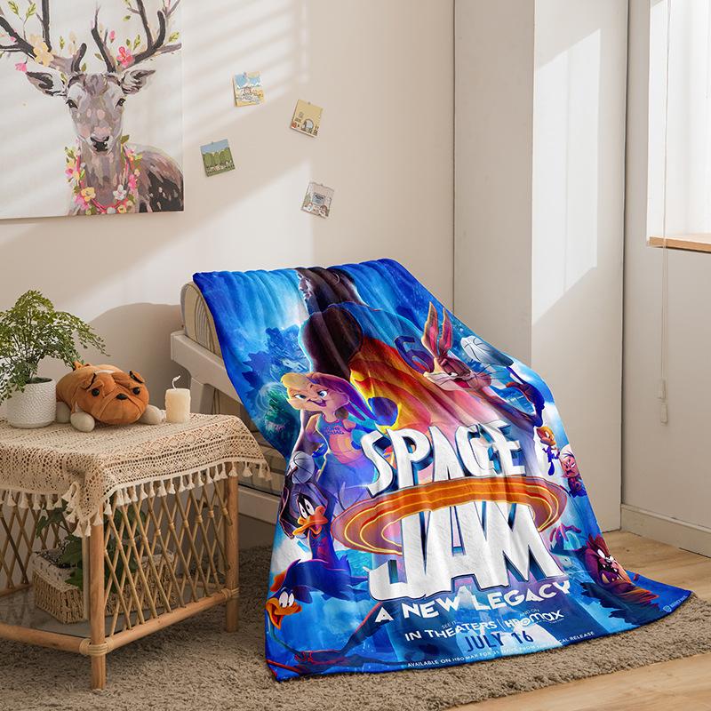 Cartoon Basketball Star Series Double-Sided Flannel 3D Digital Printing Blanket Blanket