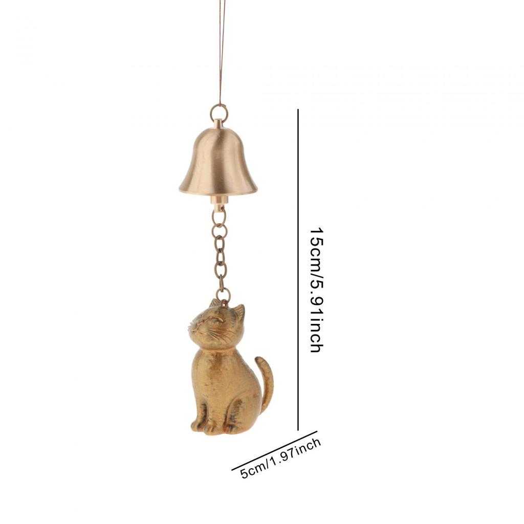 Katzen-Gedenk-Windspiel Retro Hängendes Ornament für Garten Hof Balkon