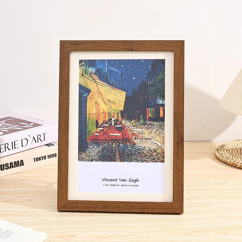 Wooden Picture Frame Wall Hanging Or Desktop Display A4 A3 A2 Large Size MDF Photo Certificate Diploma Artwork