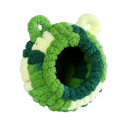 Peluş Kuş Yuvası Yumuşak Yuvarlak Kuş Evi Kulaklı Rahat Sıcak Papağan Sarılma Kulübesi Sevgi Kuşu Conure Muhabbet Kuşu Sultan Papağanı İçin Kabarık Mağara Yuvası