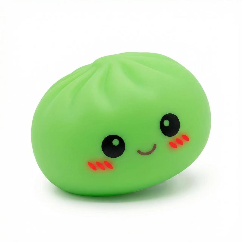 Unzip Blind Box Cartoon Expression Bun - Decompression Toy Xiaolongbao & Fried Dough Stick