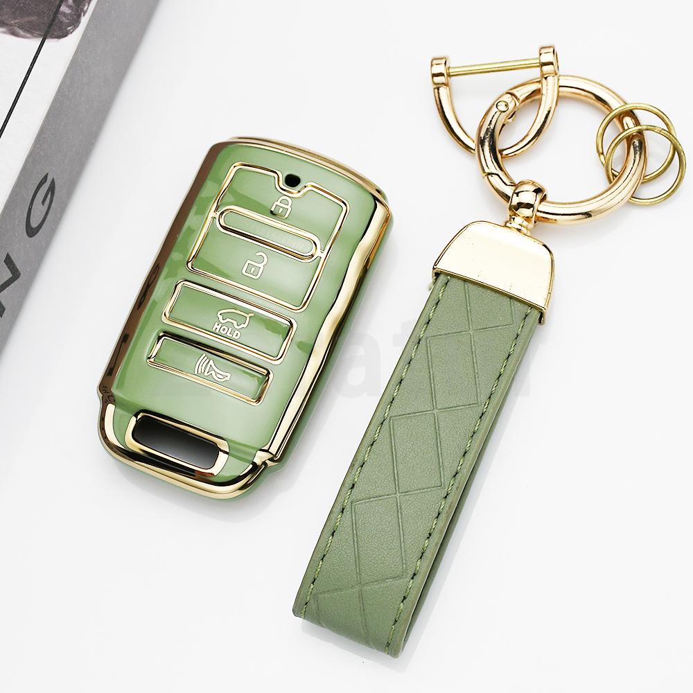 Auto For Kia New K7 Cadenza K9 K7 K-04 Sorento K900 Fashion Tpu Shell Fob Accessories Car Key Case Cover Keychain Bag