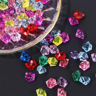 Fish Tank Decoration DIY Craft Crystal Ice Cubes Pebbles Vase Filler Artificial Stones Cobblestones