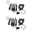 3800RPM Air Blower US/EU Plug DC 12V Barbecue Fan with Variable Speed Controller Blower Fan for Picnic Grill Wood Stove Cooking