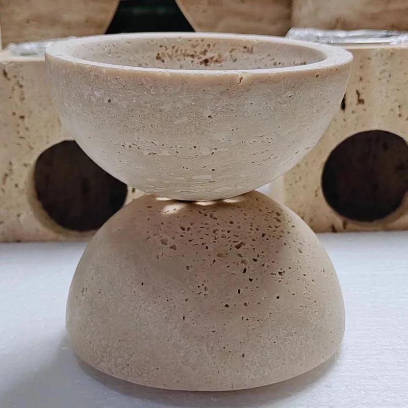 Modern Stone Incense Burners Table Centerpiece Elegant Incense Burners Party Incensory Spherical Valentines Day Gift Nordic Incensory Decoration