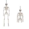 Esqueleto Humano Halloween Realista Articulado Cuerpo Completo Calavera Huesos Decoración Aterradora para Casa Embrujada Fiesta Interior Exterior Exhibición