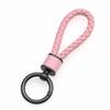 Rockyu Braided Leather Car Key Ring for Men and and Perfect Gift for Anniversary or Available in and Pink Plate with Women, Simple, Stylish,