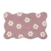 Ins Wind Flower Bathroom Absorbent Floor Mat Household Bathroom Plush Foot Mat Toilet Door Non-slip Mat Carpet