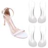 2 Paar Damen Gel-Polster-Einlegesohlen für High Heels mit Fußgewölbeunterstützung und Antirutsch-Design, 3/4 Länge, Unsichtbare Einlagen