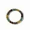 Festive Gifts Tiger Eye Green Aventurine Citrine Pyrite Beaded Bracelet Natural Fashion Jewelry For Men Women Daily Wear Gift