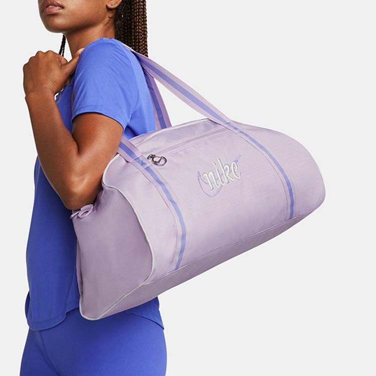 New Nike Fabric Training Bag, Gym Bag, Shoulder Bag, Crossbody Bag, Handbag Regular Unisex Pink Purple DH6863-530