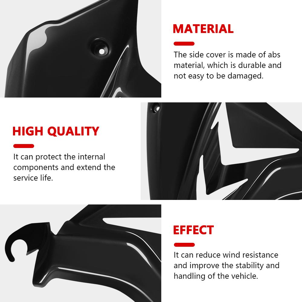 For CBR 650R 2023 CBR650 R 2019-2023 CBR650R Seat Side Fairing Body Filling Injection Frame Spoilers Side Cowl Cover Panel