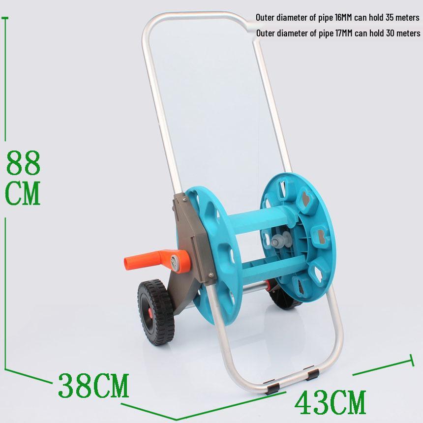 Eagle Brand Garden Hose Storage Reel Winder with Universal Pulley