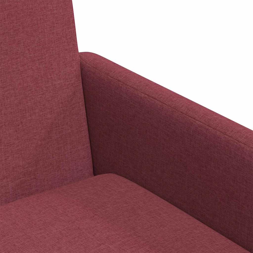 Dining Chairs 2 Pcs Burgundy 57 X 67 X 95 Cm Fabric
