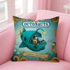 Bblue Octonauts Logo   Personalized Pillow Dust Cover Bedroom Kids Party Decoration Pillowcase Birthday Children Gift