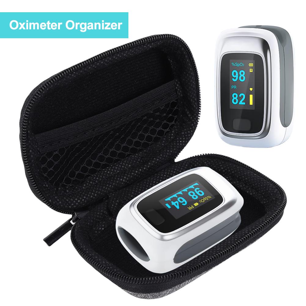 Small Earphone Storage Bags Shockproof Mini Tech Gadgets Portable Case with Mesh Pocket Charger U Disk Zipper Pouch Anti-scratch