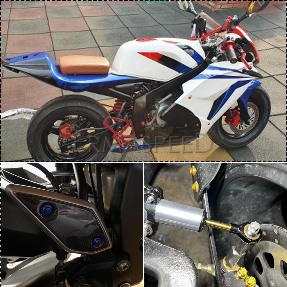 Pro Z1000 Z250 Z400 Z650 Z800 Z900 Ninja 177KS Motocyklová sada šroubů kapotáže M5 M6 Šrouby čelního skla Spojovací materiál Šrouby kapotáže