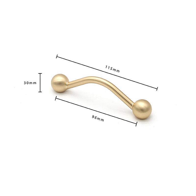 Modern Zinc Alloy Wardrobe Door Handle Single Hole Nordic Minimalist Cabinet Knob Drawer Handle Furniture Hardware