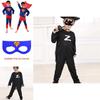 Breathable And Comfortable Kids Halloween Superman Bat Spider Man Cosplay Outfit