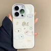 New IMD Transparent Phone Case for OPPO Transparent Phone Case Soft Case for Vivo Double-layer IMD Phone Case Ins